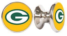 green bay packers nfl stainless steel cabinet knob drawer pull|great american products green bay packers nfl stainless steel .